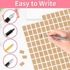 Starboling Color Coding Labels,3000 PCS 1/2" x 3/4" Kraft Paper Rectangular Label,for Garage Sale,Price Tags,File Folder Tabs（Dark）