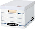 Bankers Box 20-Pack Basic Duty File Storage Boxes with Lids, Letter/Legal, STOR/FILE, (0071302)