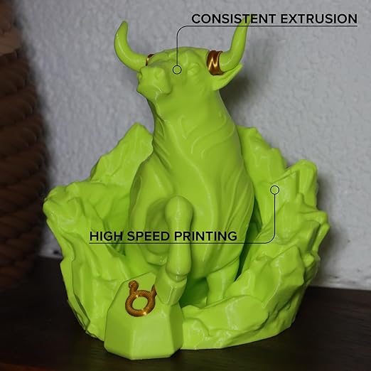 Polymaker PETG Lime 3D Printer Filament 1.75mm 1kg, High Speed PETG up to 300mm/s, High Strength New Formula, Excellent Layer Adhesion, Warp Free, Compatible with Most 3D Printers