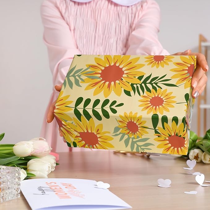 Metronic Poly Mailers 14.5x19 Inch Shipping Bags for Clothes,Self Adhesive Shipping Envelopes for Small Business,Waterproof Mailers Poly Bags for Shipping,Packaging Mailing Bags Sunflower 500pc