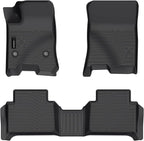 Auxko All Weather Floor Mats Fits for 2025 2024 2023 Chevrolet/Chevy Colorado & GMC Canyon Liners Accessories Odorless Anti-Slip Floor Mats Colorado & Canyon Liners