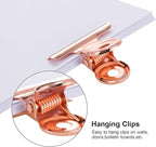 40 Pack Metal Clips 0.87 Inch Small Bull Binder Paper Clips for Picture Photo Crafts Food Bags Home Office Supplies(Multicolor)