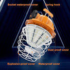 150W LED Temporary Work Light Fixture 24750 Lumen Daylight White 5000K IP65 Dust & Waterproof Stainless Steel Protective Cover for High Bay Construction Jobsite Workshop (150)