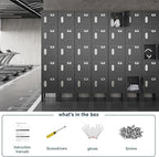 Metal Lockers - 66" Height Steel Lockers for Employees with 5 Door Storage Locker with Card Slot for Employees Gym School Home Office Garage - Assembly Required