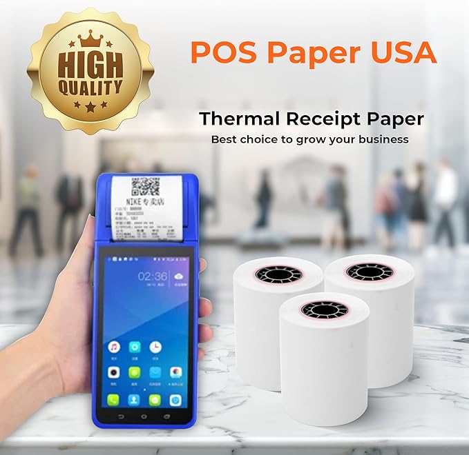 2 1/4" x 85' Thermal Paper (50 Rolls/Case) - BPA Free