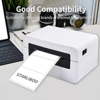 2×3 Inch White Thermal Labels Stickers, Removable Thermal Label, Waterproof Direct Thermals Stickers Perforated Lines- 300 Sheets/Rolls