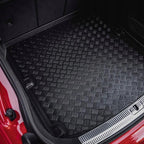 Rezaw-Plast Cargo Trunk Liner for Mercedes GLA X156 2014–2020 – Custom Fit Boot Mat, 1/16-Inch Thick, Waterproof All-Weather PE, Raised Edges, Anti-Slip, Odorless, Durable Black