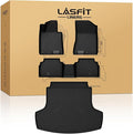 LASFIT Floor Mats & Cargo Mat for Hyundai Sonata 2020-2026 (Only Fit FWD & Gas) / Kia K5 2021-2025 (Only Fit FWD) All Weather TPE Custom Fit Floor Liners for Car Mats Trunk Mats