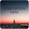 100 Custom Vinyl Stickers - Upload Your own Image, Text, Design, Logo - Personalized Logo Labels for Handmade, Packaging, Bottle, Jars, Candle, Brand Stickers (City, 4x4 Square)