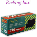 120 Pack #10 Black Security Envelopes 4-1/8 x 9-1/2 inches Self Seal Kraft Windowless Invisible Envelopes Super Strong Quick Seal Envelopes Security Tint Pattern Secure Mailing