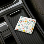 CoBak Car Registration and Insurance Holder - Small and Lightweight Vehicle Glove Box Car Organizer, Auto Truck Comparment Accessories Case for Essential Document, Driver License (Joyful Flowers)
