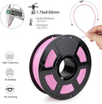 iSANMATE ASA Filament 1.75mm Pink 1KG, UV & Weather Resistant 3D Printer Filament Perfect for Outdoor Functional Parts, Dimensional Accuracy +/- 0.02mm, 1kg Spool (2.2lbs)