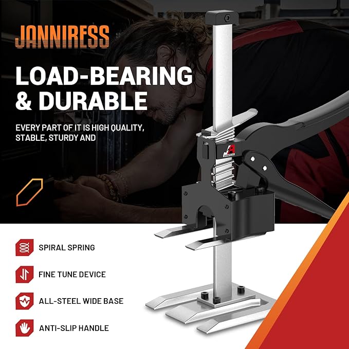 Labor Saving Arm Jack Handle 2 Pack,12 in Construction,Multifunctional Furniture Jack for Installing Cabinets and Wall Tile Height Adjuster Handheld Lifter Tool, Load 440LBS