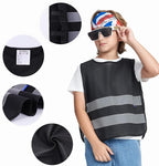 A-SAFETY Kids High Vis Reflective construction Safety vest customized LOGO
