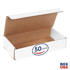Box USA BM1052 10"L x 5"W x 2"H, White (Pack of 50)
