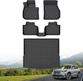 Hutisya-Floor Mats & Cargo Liner Set Fit for BMW X1 2023-2025 All Weather Protection Anti-Slip & Durable TPE Full Set Liners Automotive Accessories-Black