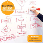 Small Magnetic Dry Erase Board Sheet for Fridge, 8"x12" Erasable Refrigerator WhiteBoard for Kitchen, Mini White Board Planner, Include 1 Markers