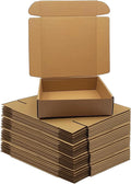 8x8x2 inch Shipping Boxes，Bulk 28 Pack，Brown Corrugated Mailers Cardboard Literature Mailer Box for Packaging Business, Mailing,Moving and Storage，Small Gift Boxes for Wrapping Mailing Present