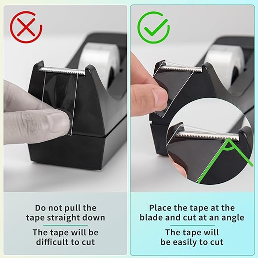 OWLKELA 6 Rolls Transparent Tape Refills, Clear Tape, All-Purpose Transparent Glossy Tape for Office, Home, School