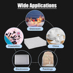 10 Pack 26 * 30 Inch Extra Large Bubble Pouches Clear Bubble Pouch Wrap Bags for Packing Shockproof Cushioning Wrap Bag for Shipping Moving Fragile Dishes China Plates Painting Fragile Items