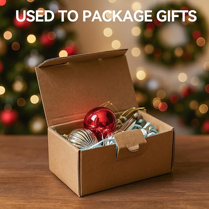Small Shipping Boxes 3.5x2.2x1.6 Inches, 10-Pack Brown Corrugated Cardboard Boxes for Mailing, Storing, Gift Packaging