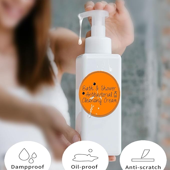 2 inch Orange Round Thermal Labels,600 Labels/Roll Self-Adhesive Circle Inventory Stickers, Multi-Purpose Round Roll Thermal Printing Stickers for Business and Domestic Use