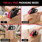 Professional-Grade Clear Packing Tape (1 Roll) - Heavy Duty Tape for Packing, Moving Boxes, Shipping, Mailing, Storage, and More - Packaging & Shipping Supplies (48mm x 50m per Roll)