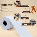 (50 Rolls) 2 1/4" x 85' Thermal Paper, POS Receipt Paper for Retail Business Cash Register, Fits Most Credit Card Terminal