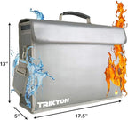 Fireproof & Waterproof Document Bag XXL 17.5x13x5 with TSA Lock, High-Viz Design, Flexible Fireproof Bag for A3 & Legal Size Files, Developed by USA Engineers & Firefighters, Travel Ready