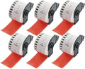 BETCKEY - Continuous Labels Replacement for Brother DK-2223 (1.9 in x 100 ft), Compatible with Brother QL Label Printers [6 Rolls/Continuous Labels, Red]