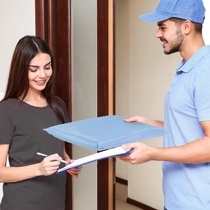 Metronic Poly Mailers Bags 14.5x19 100 Pcs | Medium Shipping Bags for Clothes | Large Mailers Poly Bags, Shipping Envelopes, Mailing Bags for Small Business with Strong Adhesive Blue