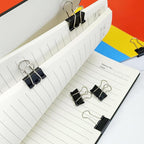 150pcs Binder Clips,0.75in Small Binder Clips Black Clips Office Supplies Black Paper Clips Paper Clamps Mini Clips for Office Home School Bussiness