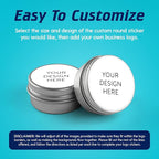 5-1000 Custom Vinyl Stickers - Upload Your own Image, Text, Design, Logo - Personalized Logo Labels for Handmade, Packaging, Bottle, Jars, Candle, Brand Stickers (White, 2x2)