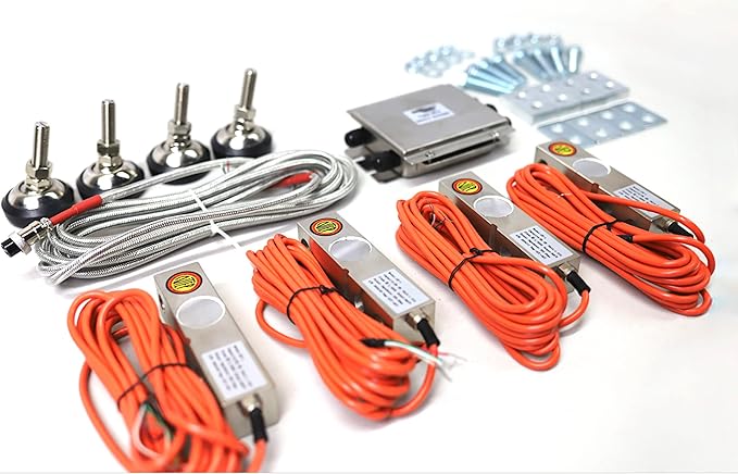 Liberty LS-720 Multi-Purpose Weighing Kit NTEP Floor Scale (Legal for Trade) with Shear Beam Load Cells (20k lb(4) x 10k lb Each)