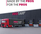 PROTARP Extreme Heavy Duty 22 Mil Tarp Cover, Waterproof, UV Resistant, Rip and Tear Proof, Poly Tarpaulin with Reinforced Edges for Roof, Camping, Patio, Pool, Boat. (Brown/Black 30′ X 50′)