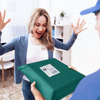 Fuxury Poly Mailers 12x15.5 Inch 500 Pcs, Bulk Shipping Bags for Clothing, Strong Adhesive Shipping Envelopes for Small Business Suppliers,Waterproof Mailers Poly Bags Mailing Envelopes Forest Green