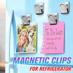 12 Pack Large Magnetic Clips Heavy Duty, Strong Magnet Clips for Notes, Fridge Magnets, Refrigerator Magnets Clip for Organization, Chip Clip Magnets for Whiteboard, Classroom, Cruise, Office