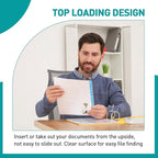Sheet Protectors, PANDRI 200 Pack Color Heavy Duty Plastic Page Protectors Sheet Reinforced 11-Hole Fit for 3 Ring Binder Fits Standard 8.5 x 11 Paper, 9.25 x 11.25 Top Loaded, Excluding Acid