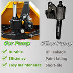 Ezmhbro Standard Duty Pallet Jack with 27" W x 48" L Forks, 5500 lb. Capacity, Leak-Proof Pump, Nylon Wheels, Compatible with Small Warehouse and Freight Workshop