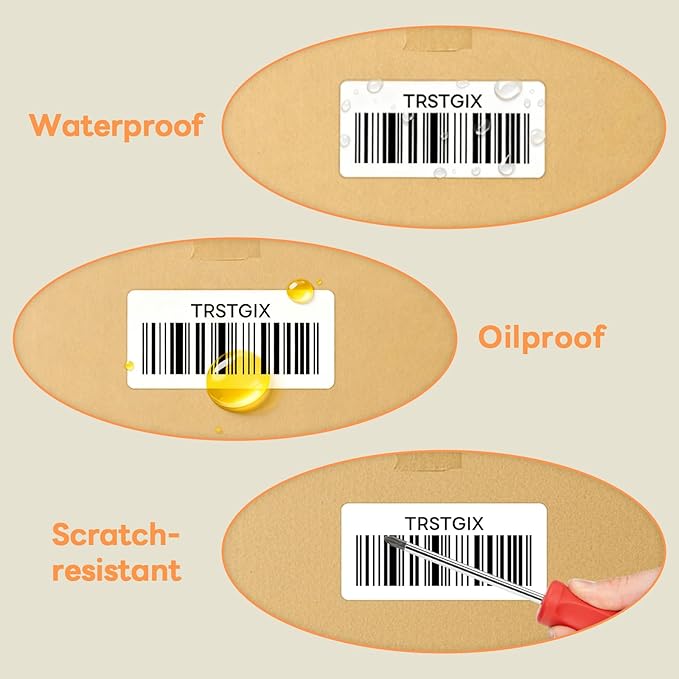Compatible DYMO 30336 (1" x 2-1/8") Direct Thermal Multipurpose Labels, Address & Barcode Stickers for LabelWriter 450, 4XL, Rollo, Zebra – NOT for 550 & 5XL (12 Rolls / 6000 Labels), TRSTGIX