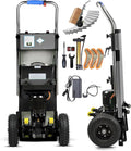 Electric Stair Climbing Hand Trucks Dolly Cart, 900lb Capacity Heavy Duty Stair Climber with Ropes, Carry Heavy Objects Up and Down Stairs Effortless for Furniture Logistics Warehouse