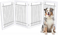 Internet's Best Traditional Wire Dog Gate - 4 Panel - 30" Tall - White
