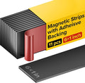 Magnet Strips with Adhesive Backing - Flat Thin Magnetic Tape for Crafts - Tool and Knife Magnetic Strip for Garage, Kitchen and Garden - Sticky Magnetic Tool Holder for Wall - 11 PCs