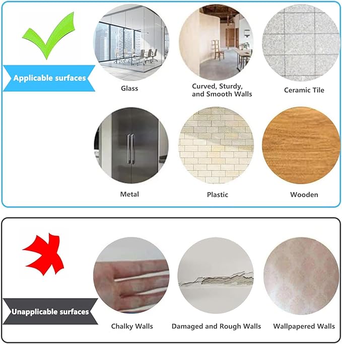 Magnetic Dry Erase Whiteboard Paper with Adhesive, 24" x 12" White Board Film for Wall, Easy to Write and Clean Dry Erase Board for Office, Classroom, Home, Include Marker, Magnetic Eraser and Magnets