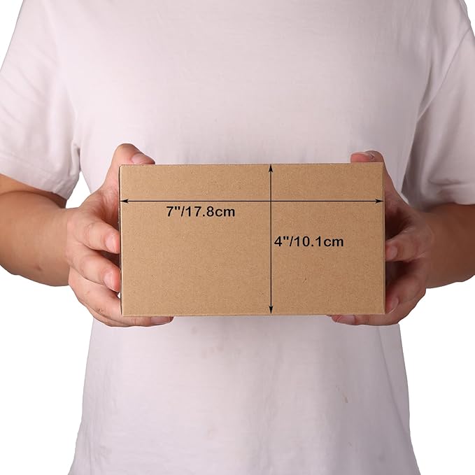 EdenseeLake 40 Pack 7x5x4 inches Shipping Boxes Small Cardboard Boxes for Packing, Moving, Mailing, Brown