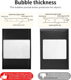 packbabol Bubble Mailers, 6x9 Inch Poly Padded Bubble Mailers Pack of 100 Bubble Envelopes Opaque Self Seal Adhesive Waterproof Bags for Shipping and Packaging(Black,6x9-100Pc)