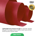 Christmas Red Kraft Paper Roll 36" x 2160" (180 feet) - USA-Made Craft Paper Roll 50lb Thickness for Art - Red Wrapping Paper for Gift Wrapping & Moving - High-Density Roll for School by IDL Packaging