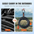 VEVOR 50 Amp RV Extension Cord, 15 ft, Heavy Duty STW 6/3+8/1 AWG RV Power Cord, NEMA 14-50R Female NEMA 14-50P Male Plug, for RVs, Generators, Campers, ETL Listed