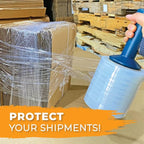 WOD SFD5 Industrial Mini Hand Stretch Wrap Film Plastic Dispenser - Used for Storage Moving, Pallet Wrap, Packaging, Wrapping: Fits 3 in Core (Pack of 5)
