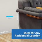 LIDER Flat-Face Outlet Extender with 3 Receptacles, Ultra-Thin Wall Plate Plug with Cord Extender and 3-Outlet Power Strip, 3ft Cord, LWE3-315-W3P, ETL-Listed, White, 3 Pack